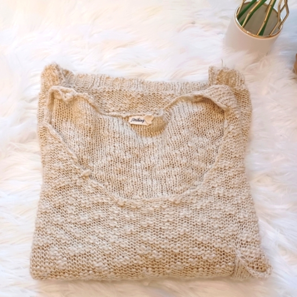 Wool knit top